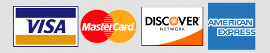 We accept credit cards