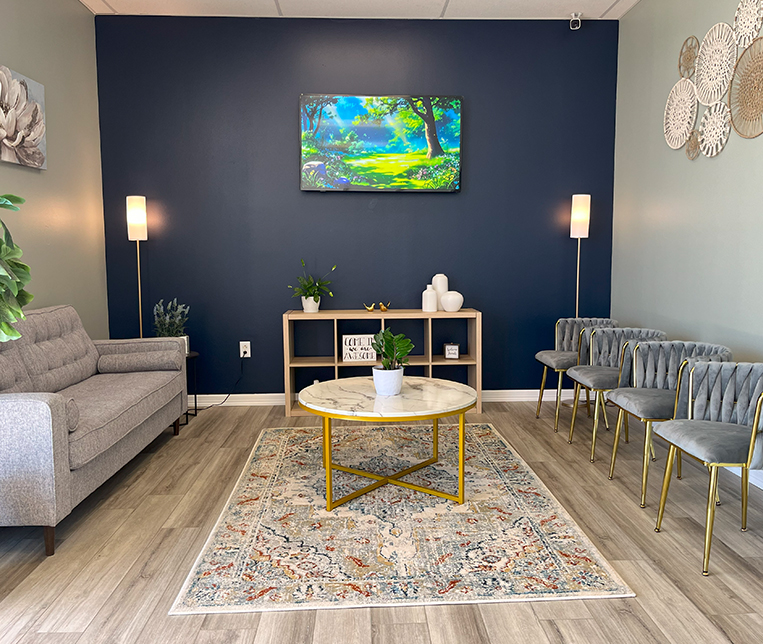 Comfortable dental office - patient waiting area